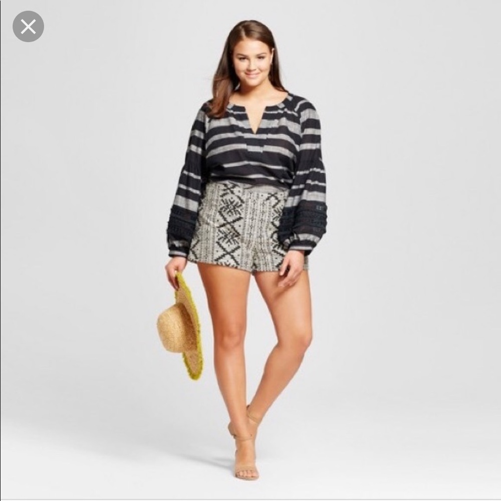 Who What Wear Aztec shorts